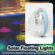 Solar Floating Pool Light Swimming Lights Lamps With Panel Outdoor Rechargeable