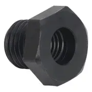 Woodworking Lathe Adapter Turning Tool Headstock Spindle Reducer Sleeve 25mm Male Thread 18mm Female Thread Black