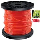 2.4MM 100M TRIMMER LINE WHIPPER SNIPPER CORD WIRE BRUSH CUTTER BRUSHCUTTER NYLON