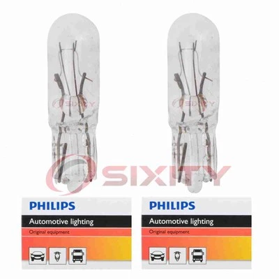2 pc Philips Map Light Bulbs for Chrysler Daytona LeBaron 1987-1992 ld (for: Chrysler)