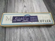 VTG JS Staedtler Mars Pencils 2886 - 2H, Lumograph 12 Pencils in Original Tin