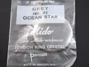 Ocean Star #41 Grey Tensn Rng Watch Crystal Mido Wtrprf Vintage 30.90mm Permafit