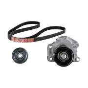 Gates Belt & Tensioner & Pulley Kit for Toyota Landcruiser UZJ200 4.7L 202kW