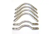 Pool Snooker Billiard Table Chrome Pocket Bracket Set Economy