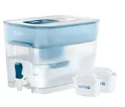 Brita Flow Cask with 2 Maxtra+ Filter cartridge Water Filter Flow 8.2L Value Set
