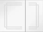 ACA International LED Lighted Medicine Mirror Cabinet Aluminium Alloy Illuminated Vanity with Touchless Sensor & Stepless Dimming for Bathrooms, Hotel, Antirust & Easy Installation750x650x145mm