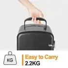 (Black UK Plug)Mini Fridge 36W 4L 6cans Capacity Portable Travel Car Refriger
