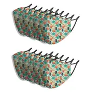 12x Splosh Adult Reusable Breathable Face Mask w/ Strap 12y+ Tropical Fruit