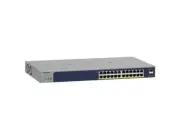 NETGEAR 26-Port PoE Gigabit Ethernet Smart Switch (GS724TP) - Managed, 24 x 1G,