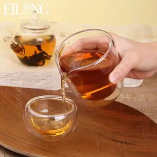 EILONG臺灣宜龍專柜雙層公杯茶具