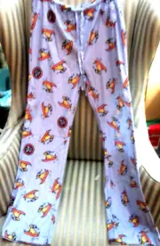 NWT! LIFE IS GOOD GIRLS FLANNEL LOUNGE PANT - "ROCKET SLED" SO SOFT & COMFY (M)
