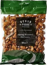 Genoa Foods Cashews Honey Roasted, 250 g, Honey