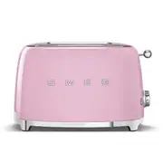 Smeg Retro Style 2 Slice Toaster - Pastel Pink