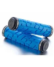 JetBlack Rivet LockOn Grips Light Blue/Black