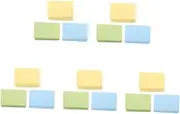Tofficu 5sets Mini Paper Tags for DIY Scrapbooking 300 Business Cards Index Cards Flashcards for English Vocabulary Practice 300pcs*5
