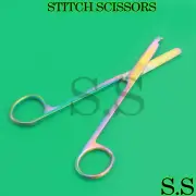 Set Of 2 Stitch Scissors 5.5" Multi Rainbow Color Stainless Steel