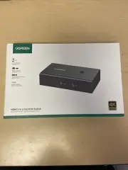 UGREEN KVM Switch, HDMI & USB Switch 2 in 1 Out for 2 Computers to use 1 Monitor