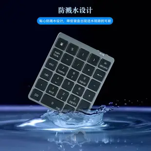 N970pro鋁合金數字鍵盤超薄迷你便攜數字鍵盤無線充電藍牙鍵盤 夢露日記