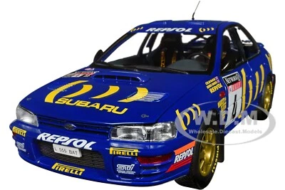 SUBARU IMPREZA #4 WINNER "RAC RALLY" (1994) 1/18 DIECAST CAR BY KYOSHO K08962 A