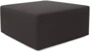 James Allan HEOF22313 Sensibility Square Ottoman Cover - Cover - Charcoal