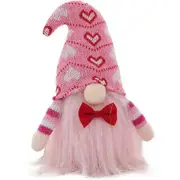 Dwarf Plush Doll Valentine's Day Gnome Pendant Home Decor Creative Romantic Love Birthday Wedding Party Decoration (H)