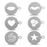 Dessert Stencil Templates Dessert Art Stencil Coffee Decorating Stencils