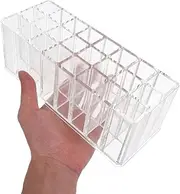 ULTECHNOVO Lipstick Organizer - 24 Grids Lipsticks Holder - Clear Acrylic Lipgloss Organizer and Storage Display Case for Lip Gloss