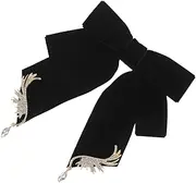 [Ipetboom] Unisex Zinc Alloy Bow Tie Brooch Pin Stylish Corsage Decoration for Shirts Suits Dresses Durable Lapel Badge for Men Women for Parties Events