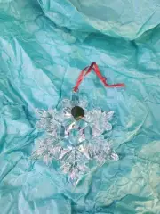 Waterford Crystal 2013 Annual Snowstar ornament Without Box.