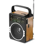 Portable AM FM Radio, Bluetooth 5.0 Radios 5 Watts Loud Speaker,FM Radio Buil...