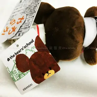 絨毛玩偶吊飾-上學熊 小熊學校 the bear's school 日本進口正版授權