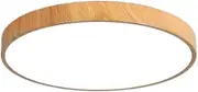 Ceiling Light Fixture,Nordic Wood Grain Color LED Ceiling Lamp. Tricolor Dimmable Simple Modern Iron Art Room Bedroom Lamp. Creative Circular Aisle Balcony Ceiling Light