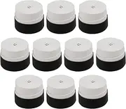 Pack of 10 Tennis Racket Grips Anti-Skid Badminton Racquet Grips Vibration Overgrip Sweatband White