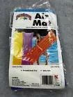 Vintage Vinyl Air Mat 72 Inch Splash Club Inflatable Blue Pool Lounge 90s Float