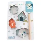 Stephen Joseph Kids Cookie Cutter And Spatula Set, OS, Puppy