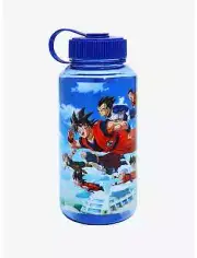 Dragon Ball Z Flying Characters Water Bottle