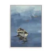 Artey | Set Sail 7 - Framed Canvas - White Frame - 120 x 160cm
