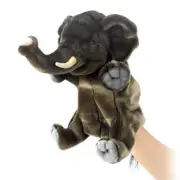 HANSA ELEPHANT PUPPET REALISTIC CUTE SOFT ANIMAL PLUSH TOY 24cm **NEW**