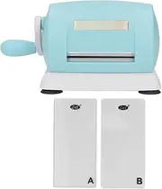 ANKROYU Mini Die Cutting Embossing Machine, Hand Embossing Machine with a B Plates, Hand Crank Die Cutting Machine, Craft Scrapbooking Dies Cutter for Paper Handcrafts