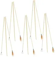 DEARMAMY 5 Sets Ear Wax Removal Tool Kit Professional Ear Cleaning Sticks for Comfortable Use Lightweight Portable Design for Home Travel