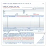 L3841 Hazardous Material Short Form, 7 x 8 1/2, Three-Part Carbonless (Box of...
