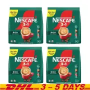 NESCAFE 3 in 1 RICH Blend & Brew Instant Coffee 100 sticks (Bundle of 4 pack)
