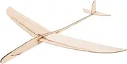 HEALSOPTHY Sturdy Wooden Airplane Hand Launch Glider Long Glide Distance Ideal for Indoor and Toy for All Ages