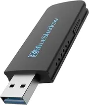 Blueshadow USB WiFi Adapter, Gaming WiFi Adapter for Desktop pc Dual Band 2.4/5Ghz Speed Upto 1300Mbps 2.0 USB dongle Supports Windows 7,8,10 Mac OS, 10.5~10.15 Linux 2.6.24~4.15