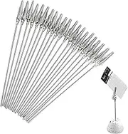 50Pack Metal Wire Alligator Clamp, Long-Tailed Alligator Clamp Photo Clip Holder, Alligator Clips for Crafts, DIY Card, Photo, Memo, Clip Holder(6inch/150mm)