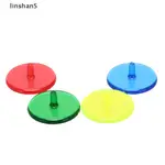 50PCS TRANSPARENT PLASTIC GOLF BALL MARK POSITION MARKERS 24