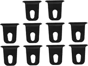 Parliky 10Pcs Durable Plastic Awning Hook Rings for Motor Home Easy Slide Installation Compatible Awnings Practical Camping Supplies for Outdoor Use