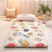 Japanese Futon Mattress Roll Up Floor Mattress Single Double Portable Soft for Camping Lounger Bed Tatami(04,100 * 200cm)