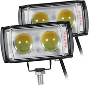 1 Pair LED Car Lights Flashing Truck Driving Lights for Motorcycles and Electric Bikes Compatibility Easy Installation for Enhanced Visibility and Safety