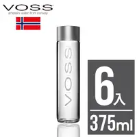 在飛比找PChome24h購物優惠-挪威VOSS芙絲極致純淨礦泉水(375mlx6入)